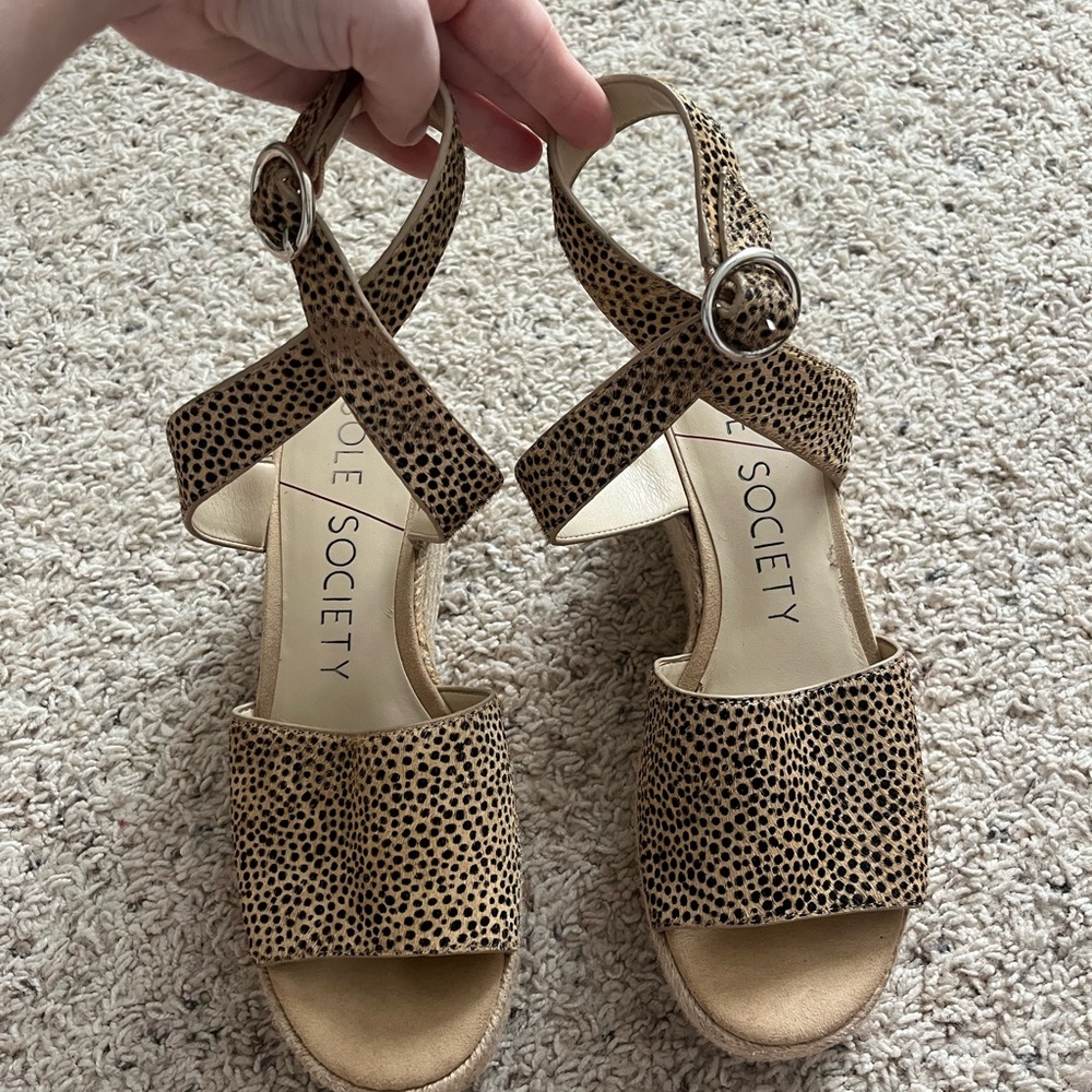 Sole Society Platform Heels/Sandals